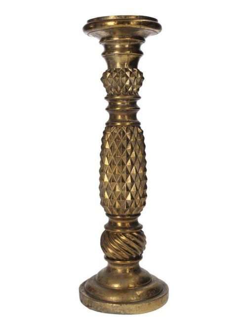 KER-44 Candeliere Dorato in Resina h40 cm