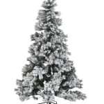 NV-198549_1 Albero di Natale Innevato con Luci LED 210 cm