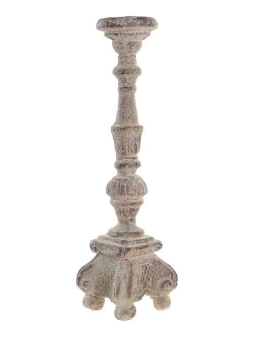 Candelabro Imponente in Resina Antichizzata
