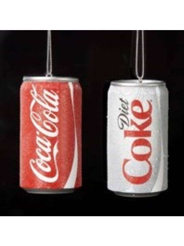 Cc1801 Decorazione Natalizia Per Albero Lattina Coca Cola
