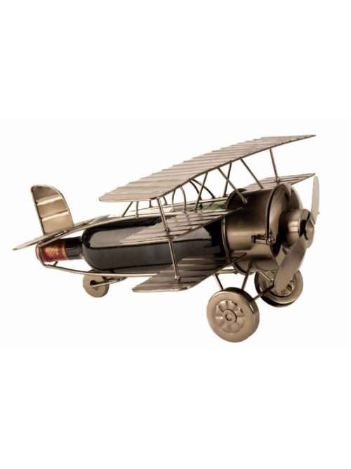 3068 Portabottiglie in Metallo Aereo Vintage