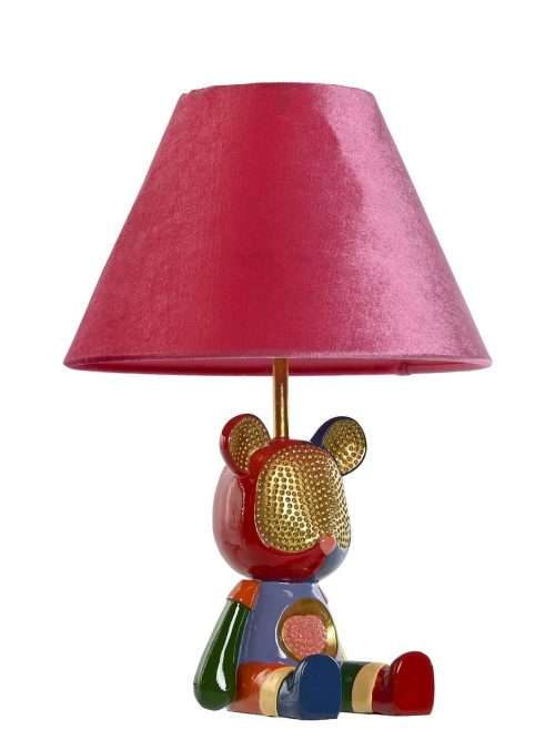 LA-215966-1 Lampada da Tavolo con Figura di Topolino Stilizzato Multicolore