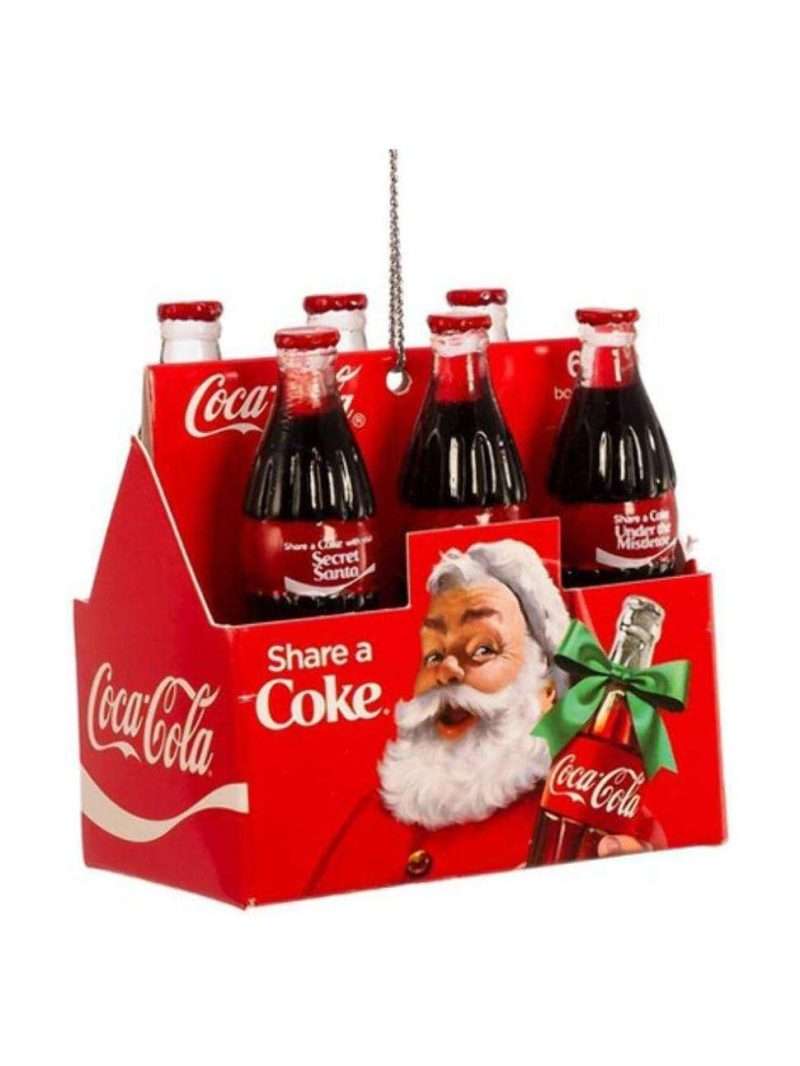 Cc2175 Decorazione Per Albero Di Natale Pendente Con 6 Bottiglie Di Coca-Cola
