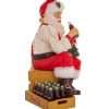 Decorazione Babbo Natale Seduto Su Coca-Cola