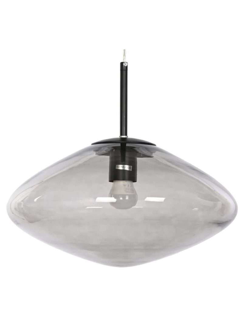 La-209420-5 Lampadario Da Soffitto In Cristallo Grigio