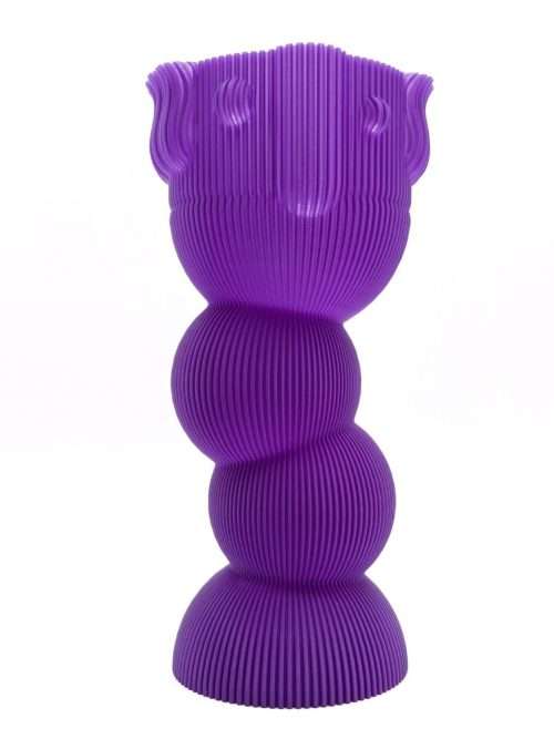 JOSEPH VIOLA NEON Vaso Design Stampato in 3D Modello JOSEPH – Viola Neon, 10x10x20H
