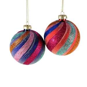 56255 Glass Ball Stripes